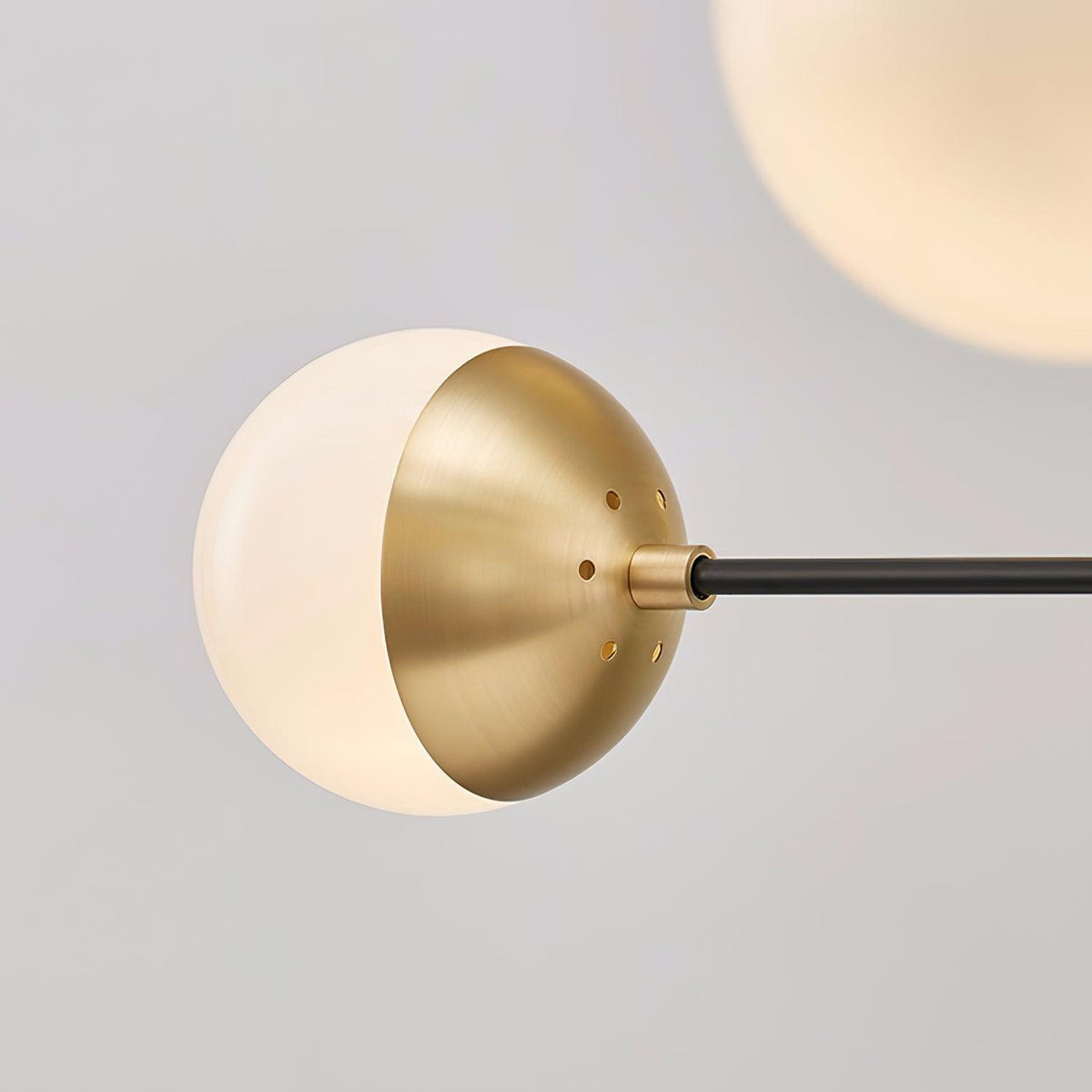 Waverly Modern Glass Chandelier in Gold for Dining Room and Living Room