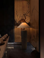 Weathered Wood Floor Lamp