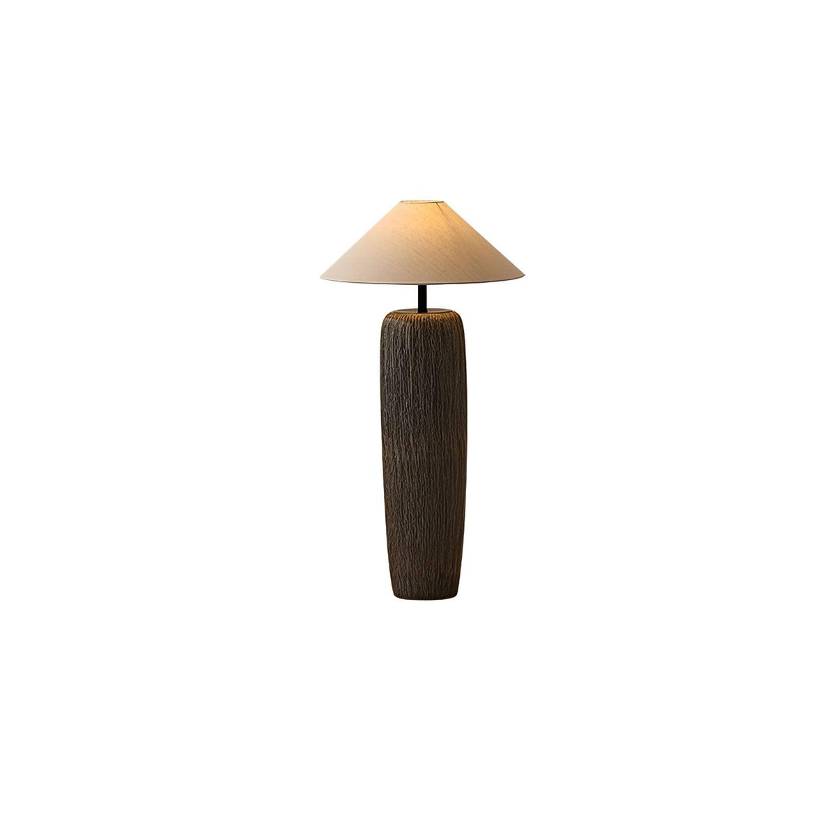 Weathered Wood Floor Lamp
