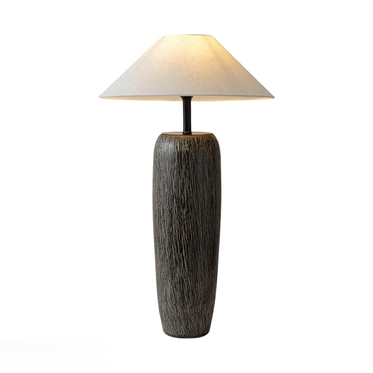 Weathered Wood Floor Lamp