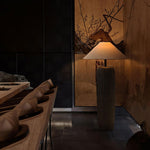 Weathered Wood Floor Lamp