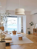 Nyla Fabric Pendant Light – Modern Minimalist Ceiling Lamp for Dining & Living Spaces