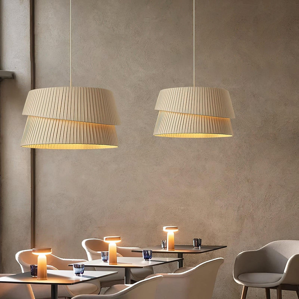 Nyla Fabric Pendant Light – Modern Minimalist Ceiling Lamp for Dining & Living Spaces