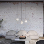 Strata Alabaster Pendant Light – Modern Sculptural Ceiling Lamp