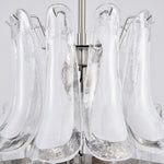 White Cloud Glass Petals Chandelier – Modern Venetian Style Lighting