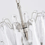 White Cloud Glass Petals Chandelier – Modern Venetian Style Lighting