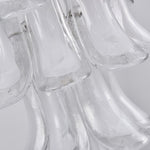 White Cloud Glass Petals Chandelier – Modern Venetian Style Lighting