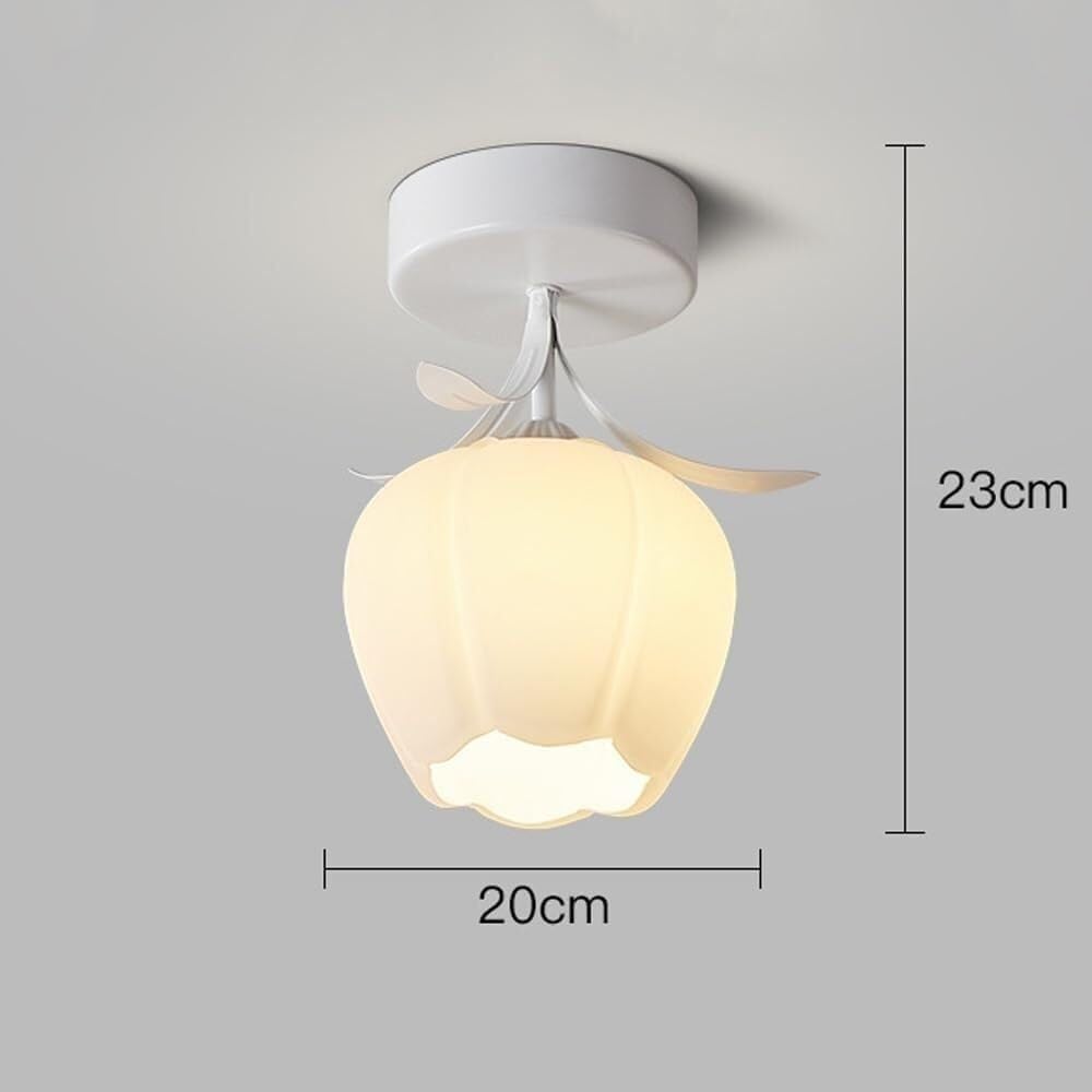 French Style Cream Colored Balcony Entrance Ceiling Light For The Hallway