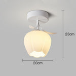 French Style Cream Colored Balcony Entrance Ceiling Light For The Hallway