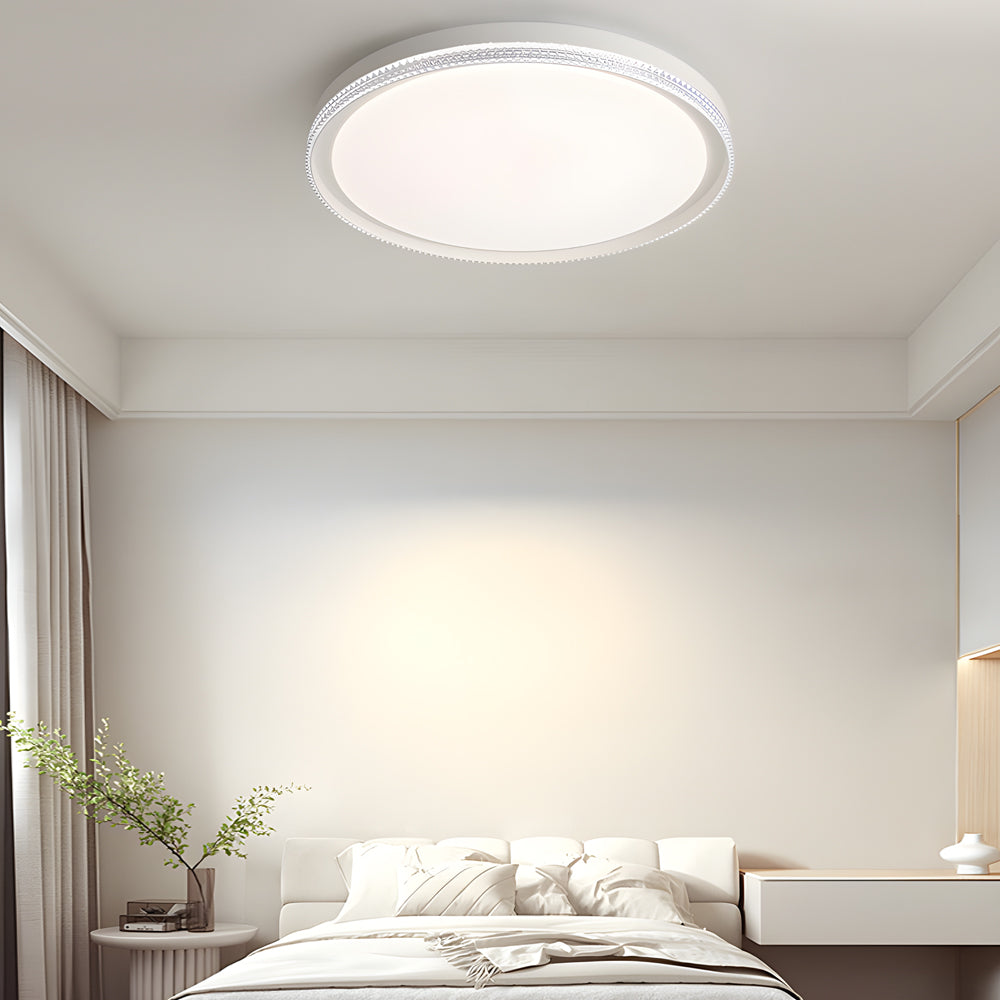 White Acrylic Led Flush Ceiling Lighting