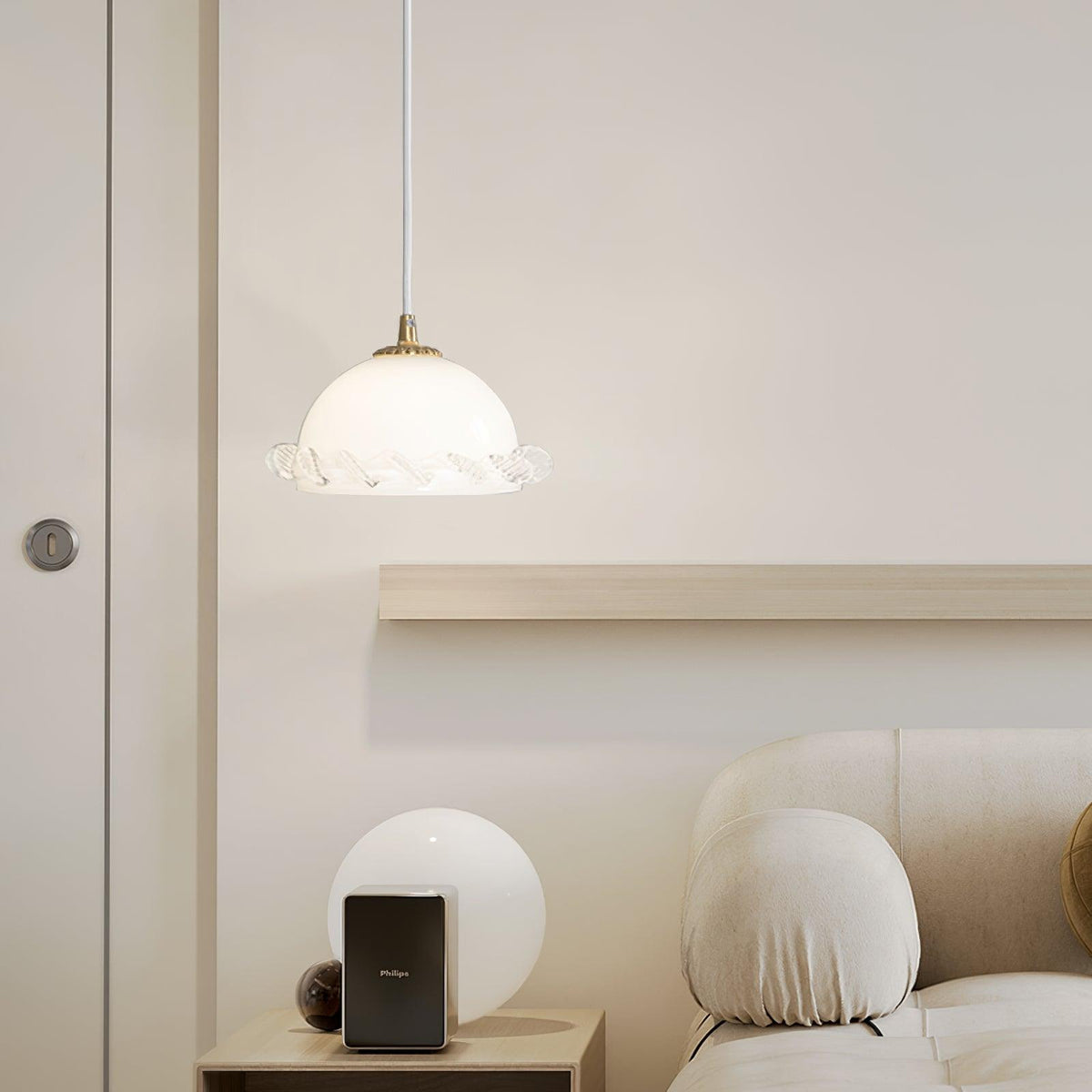 white-glass-antique-french-pendant-light