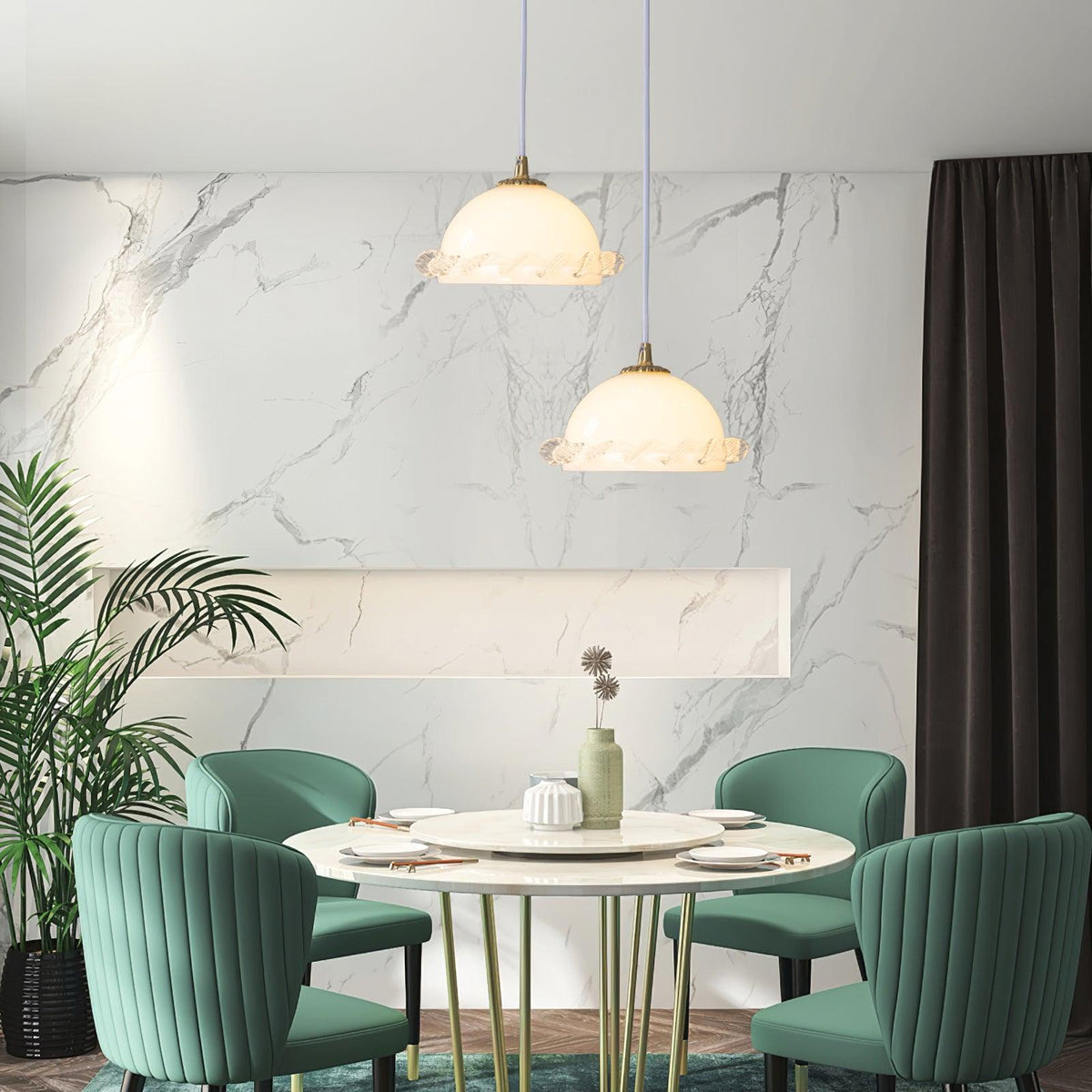 white-glass-antique-french-pendant-light