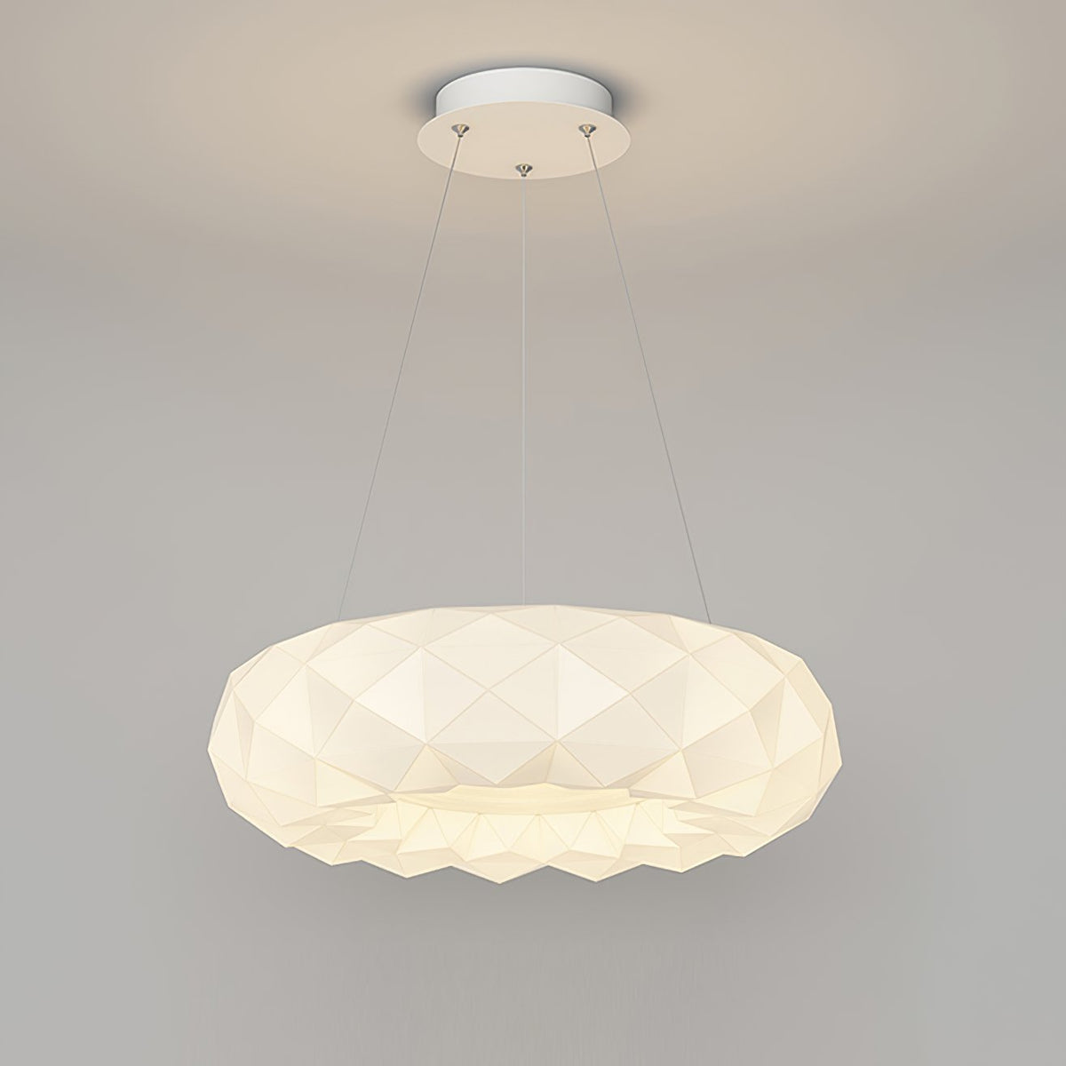 White Hive Pendant Light