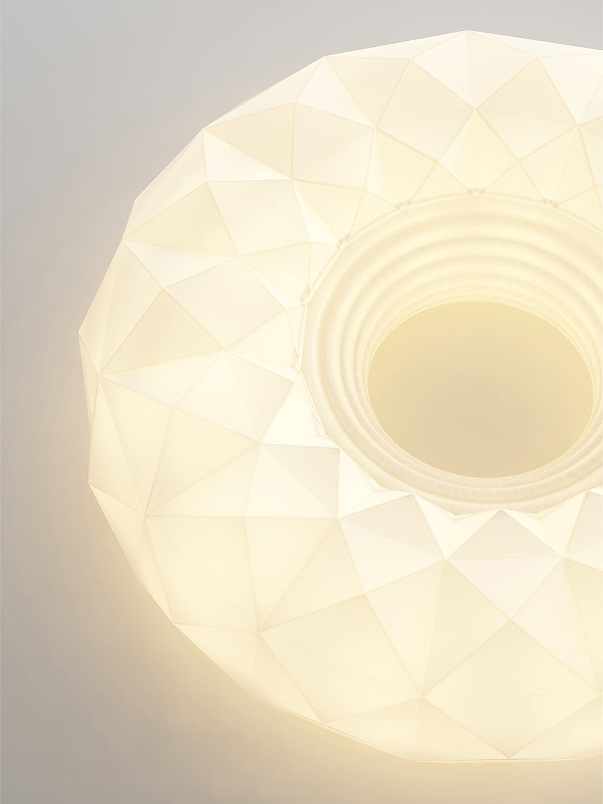 White Honeycomb Ceiling Lamp