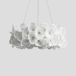 White Hydrangea Pendant Lamp
