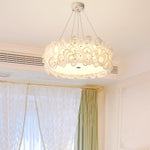 White Hydrangea Pendant Lamp