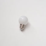 Lumière White Glass LED Bulb — E26/E27 Dimmable Replacement for Designer Fixtures
