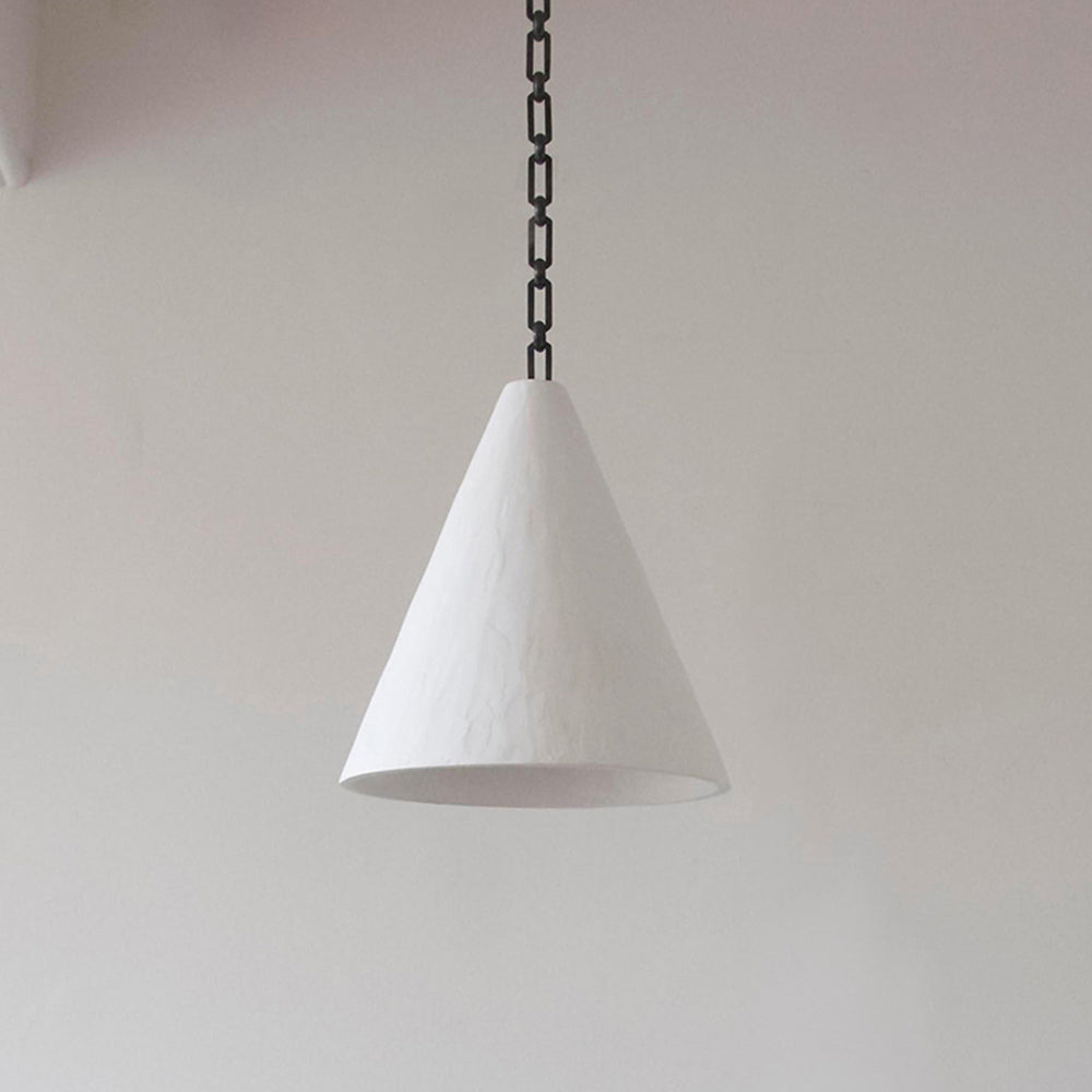 white-plaster-pendant-lamp