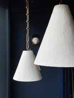 white-plaster-pendant-lamp