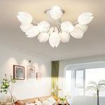 white-tulip-ceiling-light