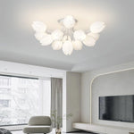white-tulip-ceiling-light