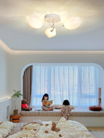 white-tulip-ceiling-light