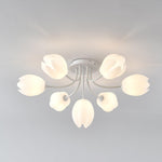 white-tulip-ceiling-light