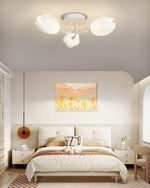 white-tulip-ceiling-light