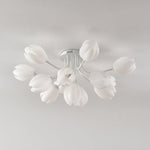 white-tulip-ceiling-light
