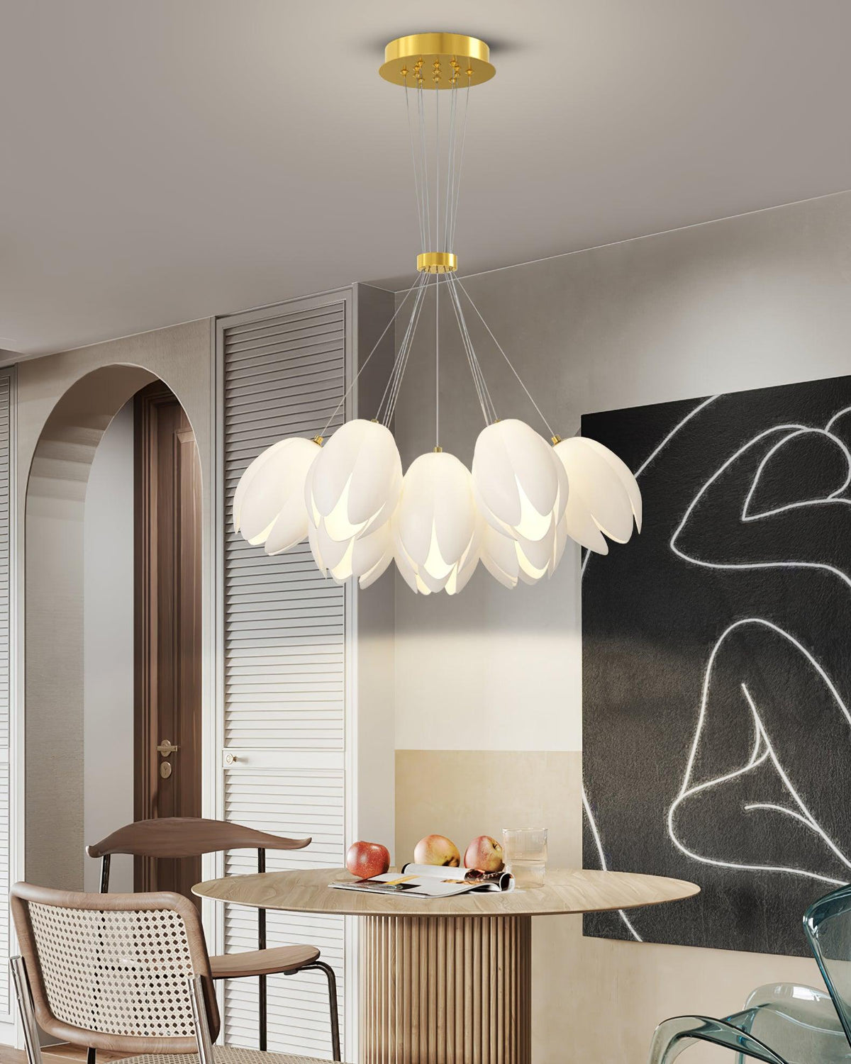 white-tulip-chandelier