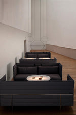 Line Form Pendant Light – Minimalist Geometric LED Chandelier