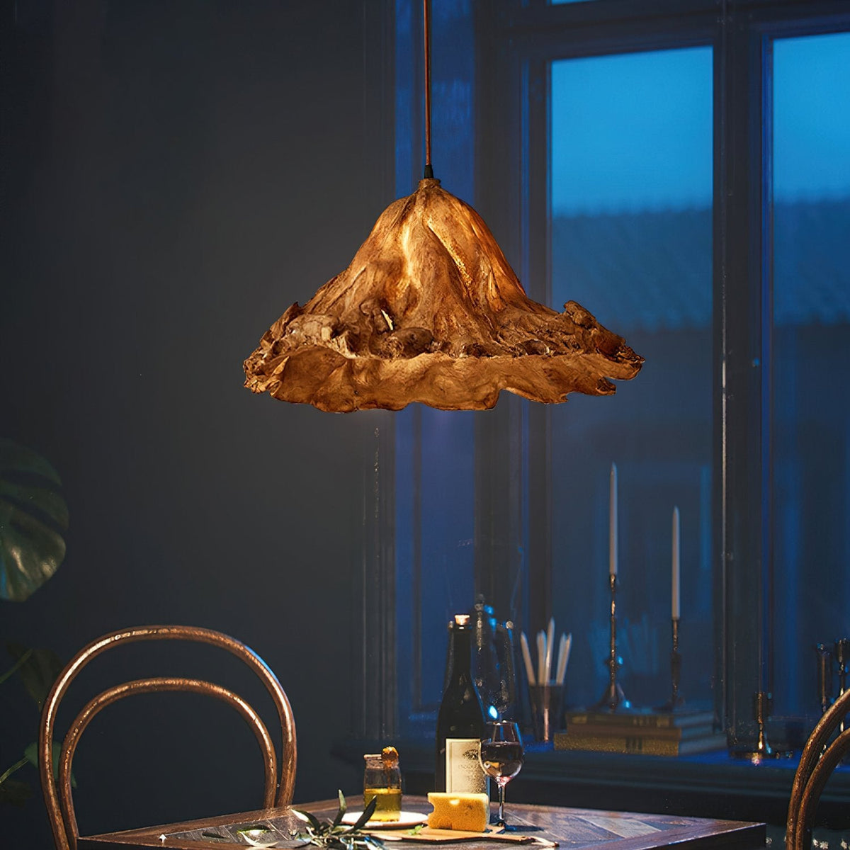 Withered Lotus Leaf Pendant Lamp