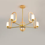 Wood Art Halo Chandelier