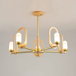 Wood Art Halo Chandelier