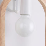 Wood Bird Resin Wall Light