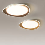 Wood Grain Flying Cake Ceiling Lamp