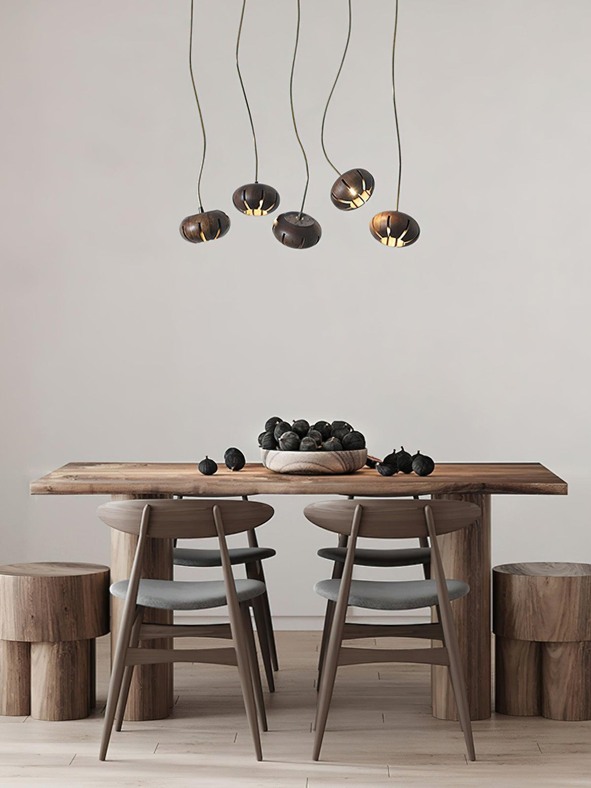 wood-pumpkin-cluster-chandelier