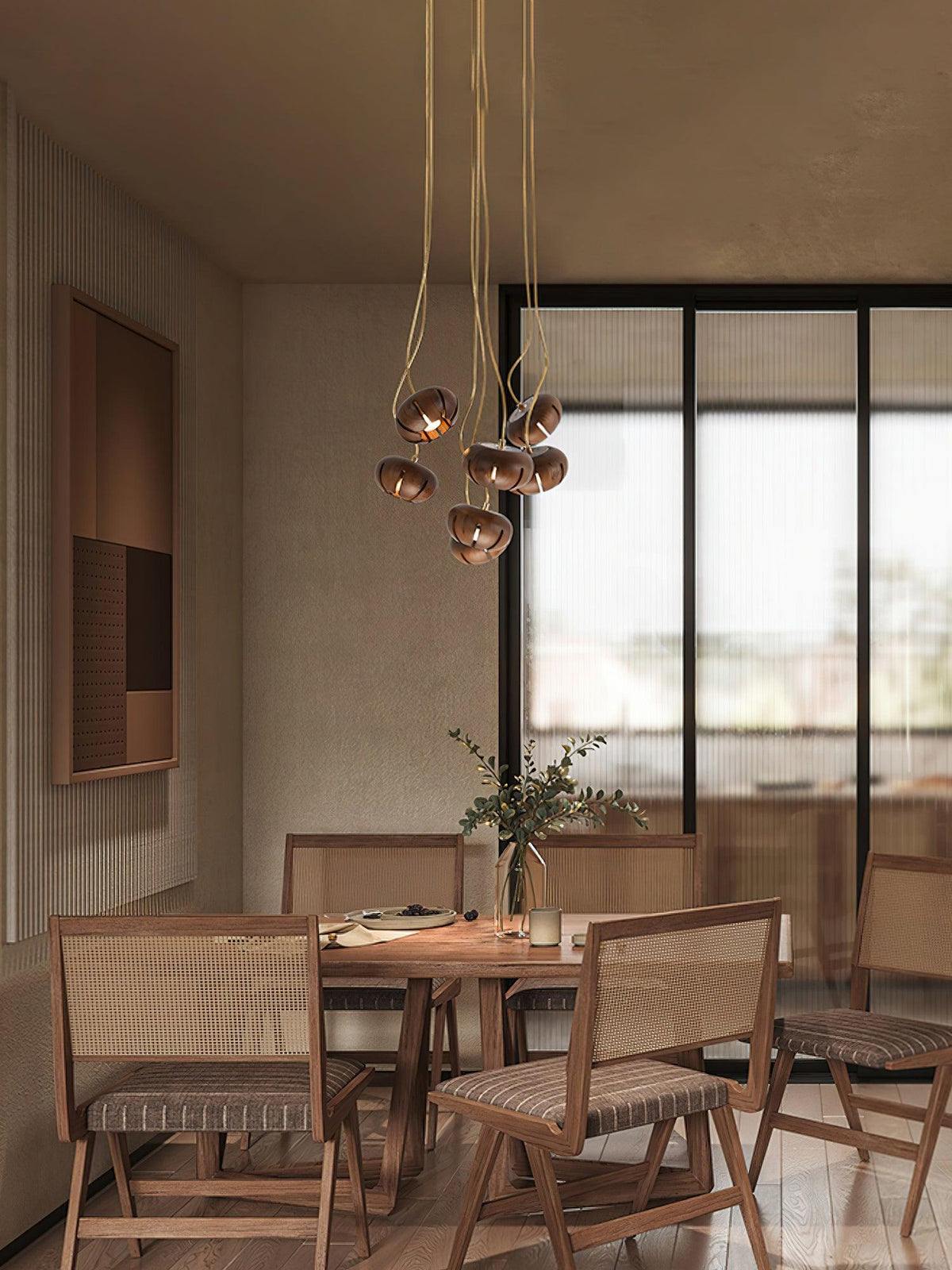 wood-pumpkin-cluster-chandelier