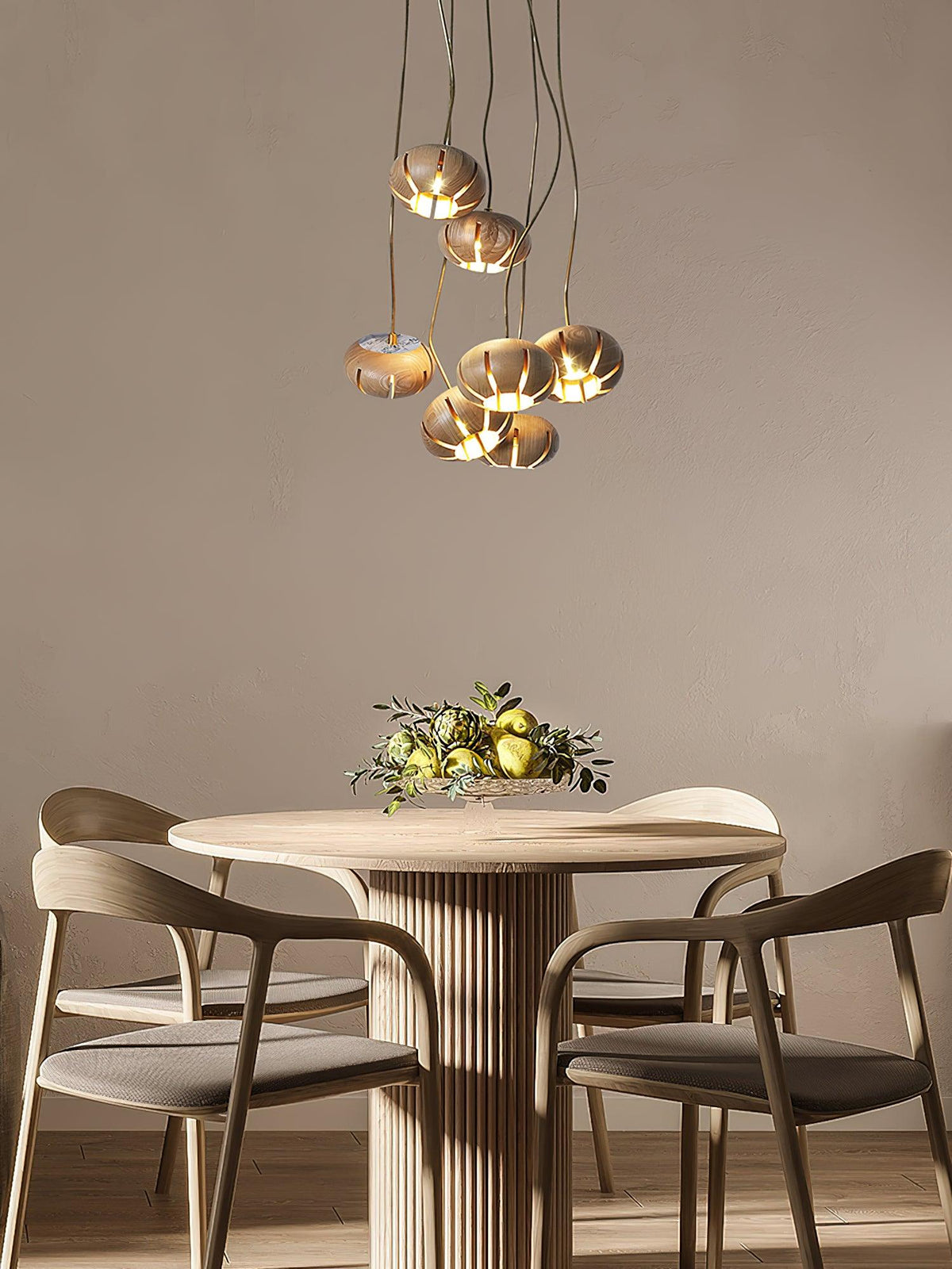 wood-pumpkin-cluster-chandelier