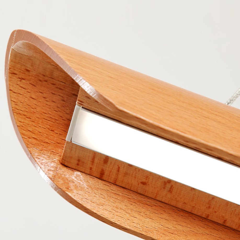 Wooden Boat LED Pendant Light