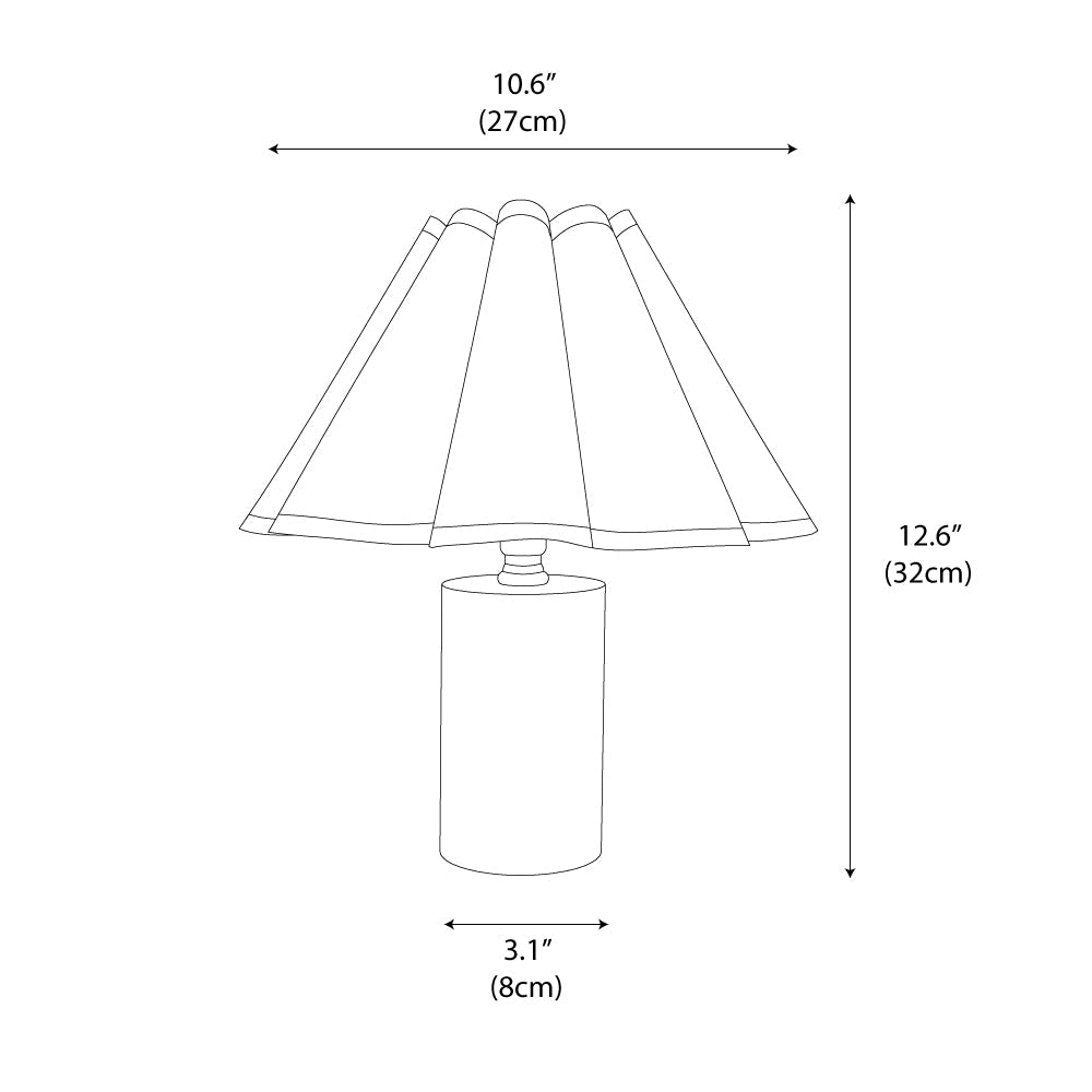 wooden-pillar-pleated-table-lamp