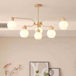 Wooden Pineapple Chandelier