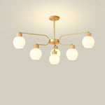 Wooden Pineapple Chandelier