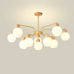 Wooden Pineapple Chandelier