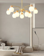 Wooden Pineapple Chandelier