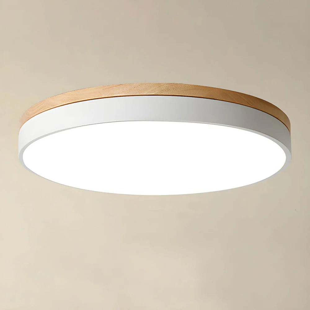 Chic Wood Flush Mount Ceiling Light