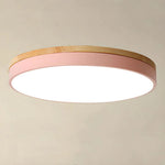 Chic Wood Flush Mount Ceiling Light