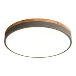 Chic Wood Flush Mount Ceiling Light