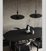 Wooden Spin Pendant Light – Modern Natural Wood Hanging Lamp for Dining Room & Living Room