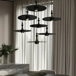 Wooden Spin Pendant Light – Modern Natural Wood Hanging Lamp for Dining Room & Living Room